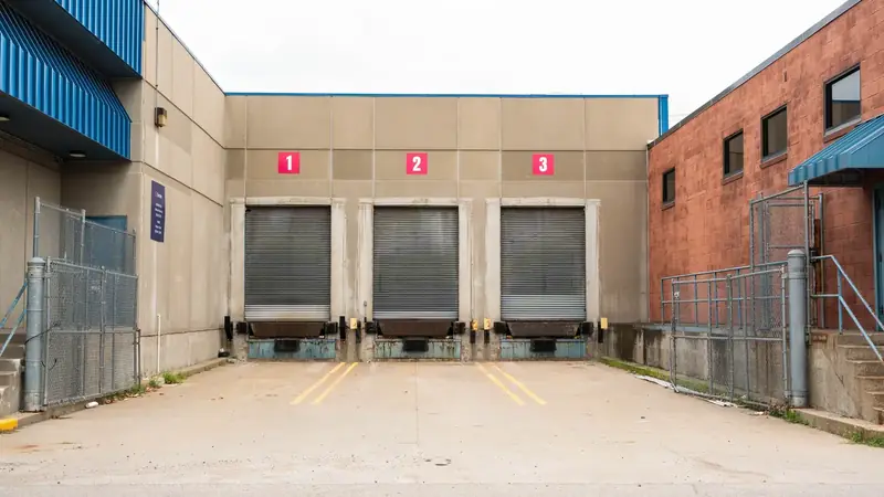 Loading docks at Elevator North Kansas City