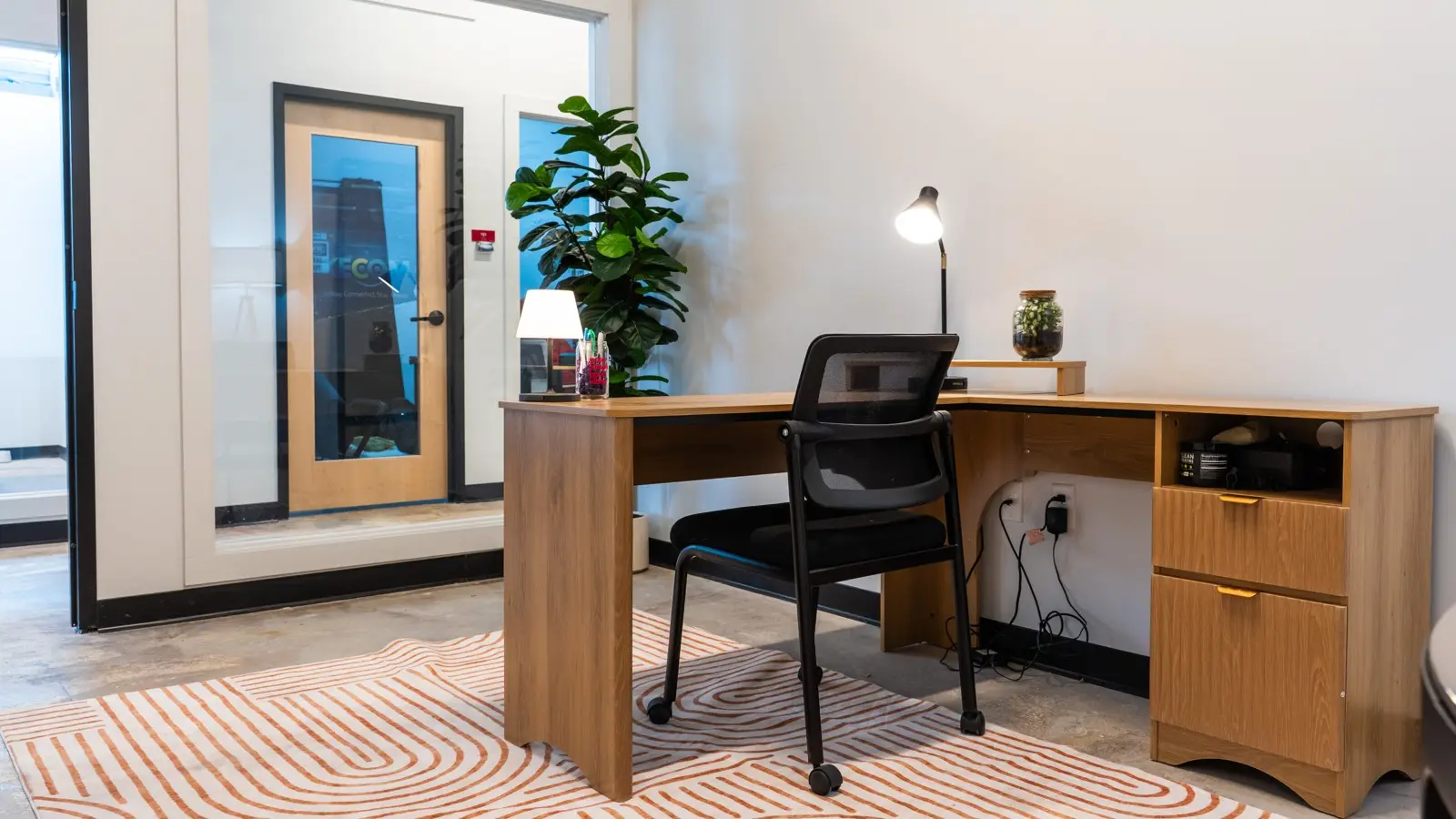 Furnished private office at Elevator North Kansas City