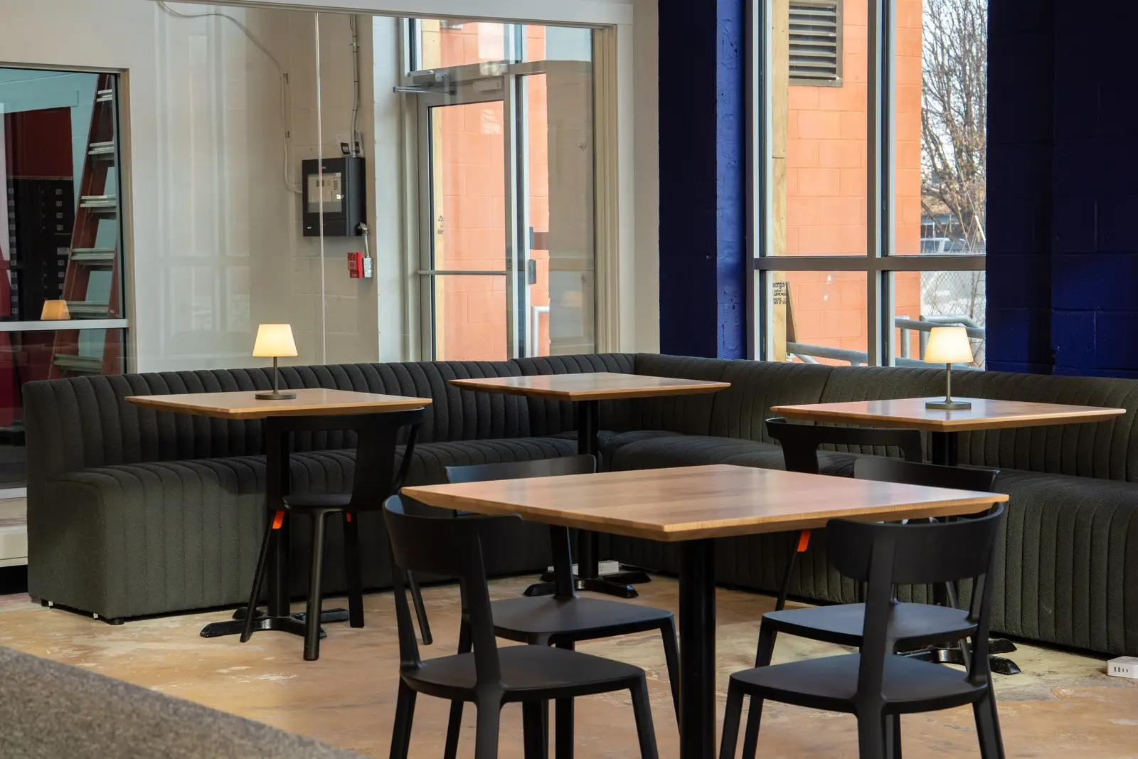 Coworking tables at Elevator Kansas City