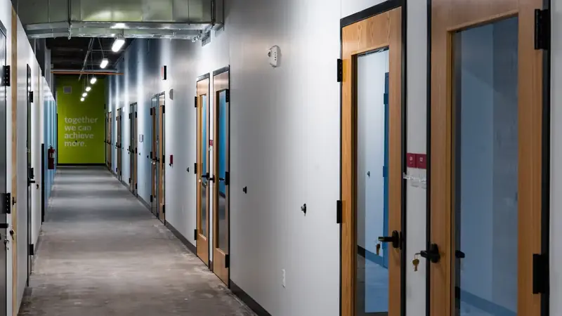 Private offices at Elevator Lincoln