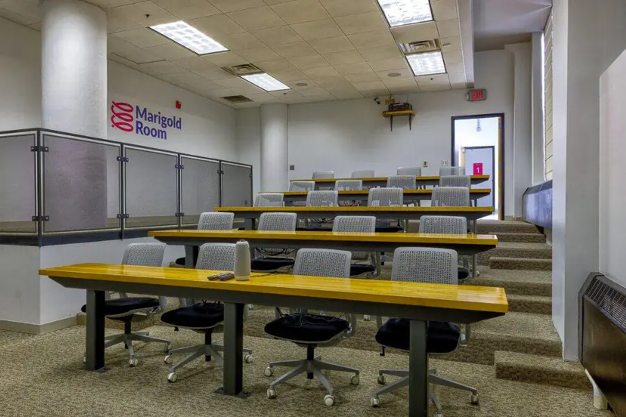 The Training Room at Elevator Omaha, set for 30
