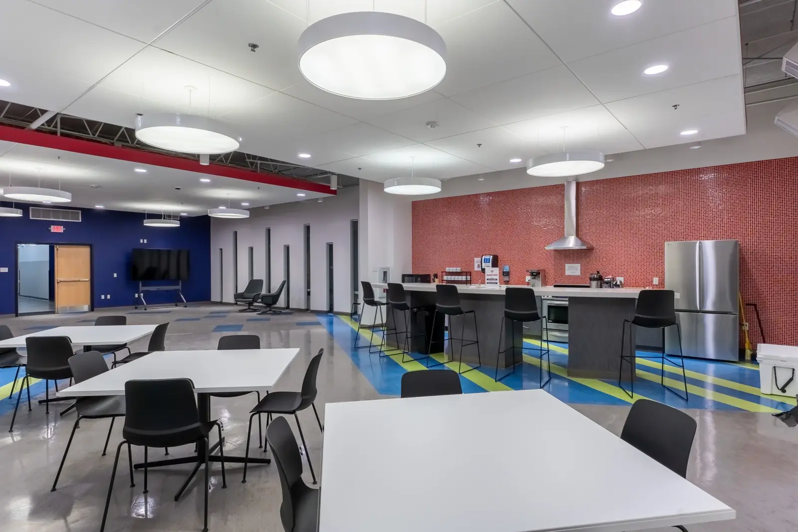 Kitchen and event space at Elevator St. Louis